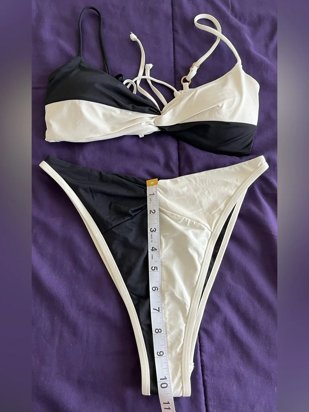 L*Space Bikini Set Ringo Top & Jada Bitsy Twist Front Bottoms Medium/Large Swim